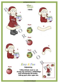 Billede: easy og fun julepige, dan-design, førpris kr. 6,- nupris