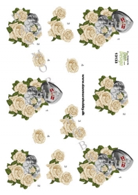 Billede: 25 år i blomster, dan-design, førpris kr. 6,- nupris
