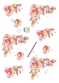 Billede: rosa rose, dan-design, tilbud førpris kr. 6,- nupris