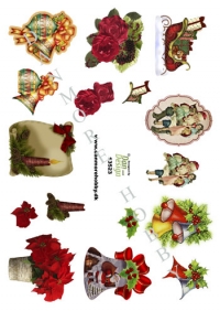 Billede: 8 små julebilleder, dan-design
