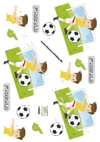 Billede: fodboldspiller dreng, dan-design