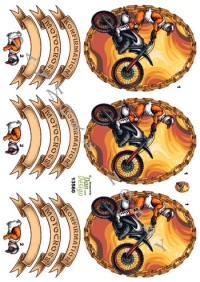 Billede: motorcrosscyklist, dan-design