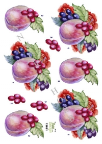 Billede: blomme og bær, dan-design