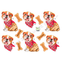 Billede: hundehvalp med hjertebriller, dan-design