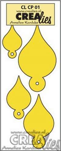 Billede: skæreskabelon CREAlies Creative Petals, CL CP 01, førpris kr. 40,00, nupris