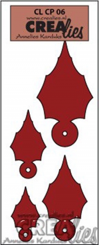 Billede: skæreskabelon CREAlies Creative Petals, CL CP 06, førpris kr. 40,00, nupris