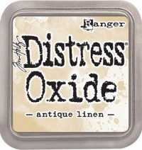 Billede: Stempel pude Distress Oxide Antique linen