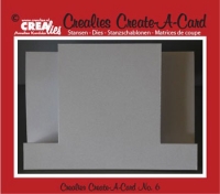 Billede: skære/præggeskabelon  Crealies CCAC 06, 13,5 x 27 cm, førpris kr. 104,00, nupris