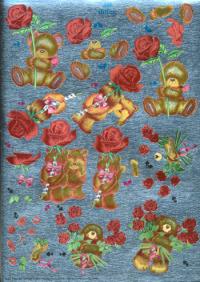 Billede: blomsterbamse, dufex udstandset