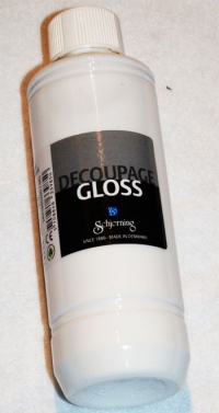 Billede: Decoupage lak (limlak) blank 250ml, tørrer vandfast op, Schjerning