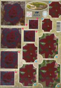 Billede: blomsterpyramide, dufex udstanset