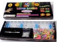 Billede: Loom board med silicone elastik til flet incl.25clips+1 nål+600mix elastik
Dansk vejledning vedlagt 