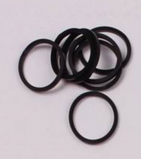 Billede: Loom silicone elastik sort ca. 300stk incl. nål og clips/Passer til Loom board 