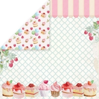 Billede: CRAFT & YOU SCRAPBOOKING ARK 30X30CM 1 ARK CP-SD04, Sweet Dessert