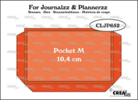 Billede: skæreskabelon lomme medium, Dies Crealies pocket, CLJP652, 64x x104 mm, førpris kr. 70,- nupris 