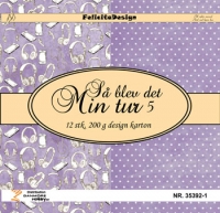 Billede: Ark 13,5x13,5 cm 200g 2 design 6 ark af hver, konfirmation, Så blev det min tur 5, førpris kr. 16,- nupris