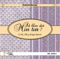 Billede: Ark 13,5x13,5 cm 200g 2 design 6 ark af hver, konfirmation, Så blev det min tur 7, førpris kr. 16,- nupris