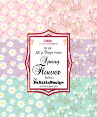 Billede: Toppers 9x9cm 18stk. 6 design, 200g blomst, FelicitaDesign