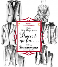 Billede: Toppers 9x9cm 18stk 200g Dressed op for..., FelicitaDesign