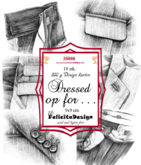 Billede: Toppers 9x9cm 18stk 200g Dressed op for..., FelicitaDesign