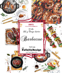Billede: Toppers 9x9cm 18stk 200g, Barbecue, FelicitaDesign