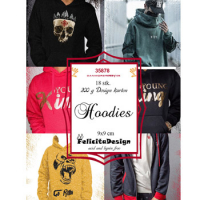 Billede: Toppers 9x9cm, 18stk. 200g, konfirmation, Hoodies, FelicitaDesign