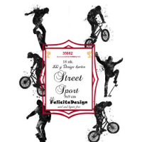 Billede: Toppers 9x9cm, 18stk., 200g, konfirmation, Street Sport, FelicitaDesign