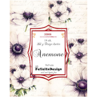 Billede: Toppers 9x9cm, 18 stk., 200g design karton, Anemone, FelicitaDesign 