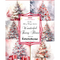 Billede:  Toppers 9x9cm, 18 stk., 6 designs, 200g, Wonderful Fairy Three, FelicitaDesign