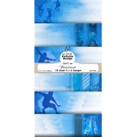 Billede: Slimcard 10x21cm, 200g, 18 ark. 3x6 designs, Skateboard, FelicitaDesign