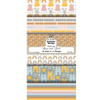 Billede: Papirblok til slimcard, 10x21cm, Boys and Girls, 200g, 18 ark, 3x6 design, FelicitaDesign