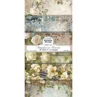 Billede: Papirblok til slimcard, 10x21cm, Magnificient Moment, 200g, 18 ark, 3x6 design, FelicitaDesign 