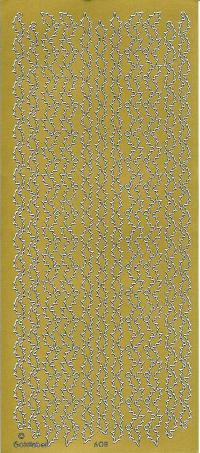 Billede: guld bladkant, stickers
