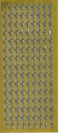 Billede: guld stjernekant, stickers