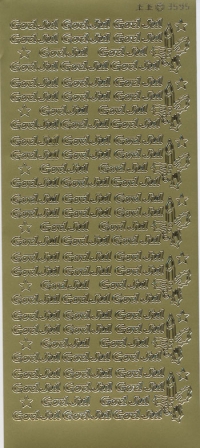 Billede: God Jul guld, stickers