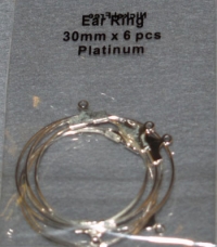 Billede: Ørering 30mm x 6pcs fs