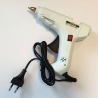 Billede: Limpistol lille ca.11mm medium temperatur,God kvalitet med tænd/sluk knap, CE-godkendt +TÜV godkendt, passer til varenr. d54306 + d54307