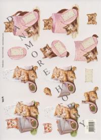 Billede: katte i leg, tbz
