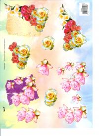Billede: papir og blomster, tbz