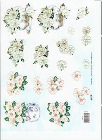 Billede: blomster i vaser med glimmer, tbz