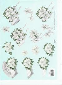 Billede: hvide blomster med glimmer, tbz