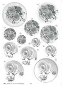 Billede: sort/hvid blomst, tbz