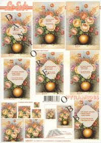 Billede: blomster i vase, tilbud