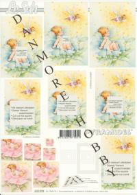 Billede: baby i blomst, le suh pyramide