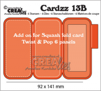 Billede: skæreskabelon Dies Crealies Add on for Squash CLCZ13B, førpris kr. 80,- nupris 
