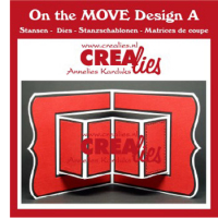 Billede: skæreskabelon kortbase, Dies Crealies CLMOVE01 Design A, CLMOVE01 - 13,5 x 27 cm
