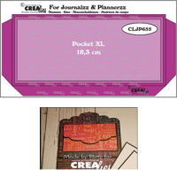 Billede: skæreskabelon stor lomme, Dies Crealies CLJP655 pocket XL, 18,3 cm. lomme