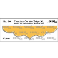 Billede: skæreskabelon kantafskærer med stitch, Dies Crealies CLOTEXL30 db stitch, 20,8cm On the Edge XL 30