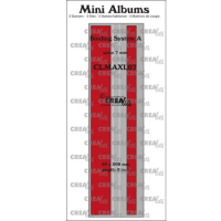 Billede: skæreskabelon Dies Crealies Mini Albums XL system A, CLMAXL07 59 x 208 mm, 3 stk. 