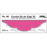Billede: skæreskabelon kant med stitch, Dies Crealies On the Edge XL 46, 
CLOTEXL46 20,8cm 